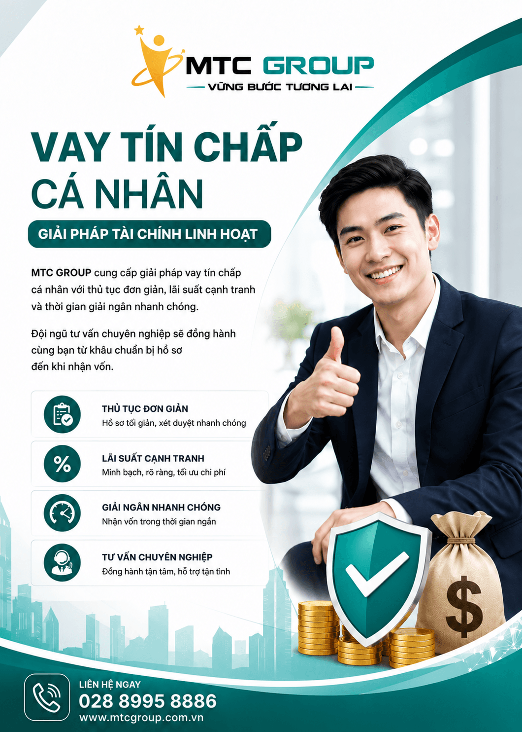 Tư vấn vay tín chấp cá nhân tại MTC GROUP
